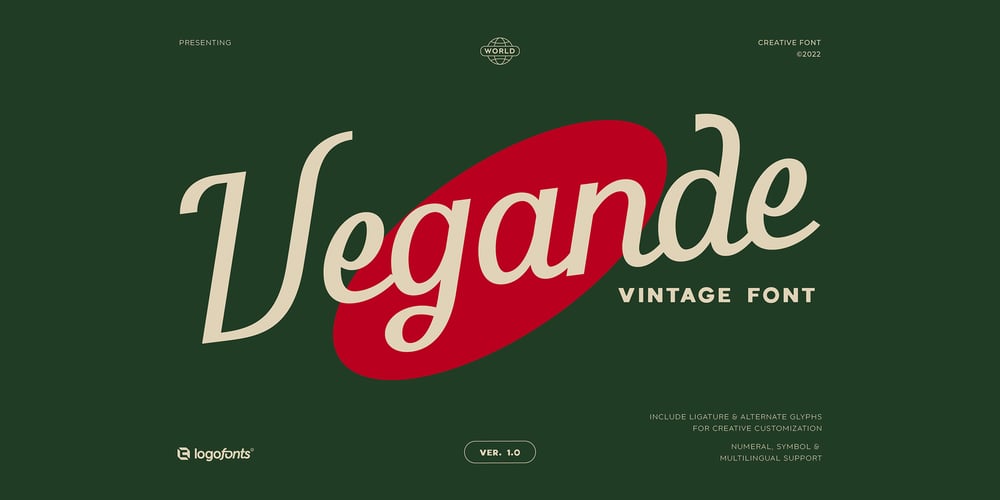 Vegande font