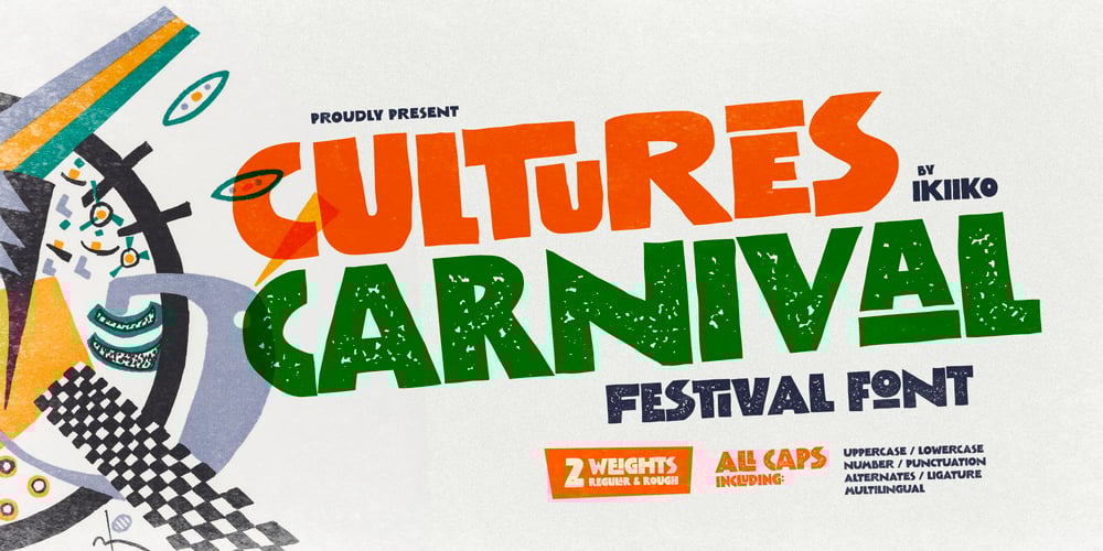 Cultures Carnival font