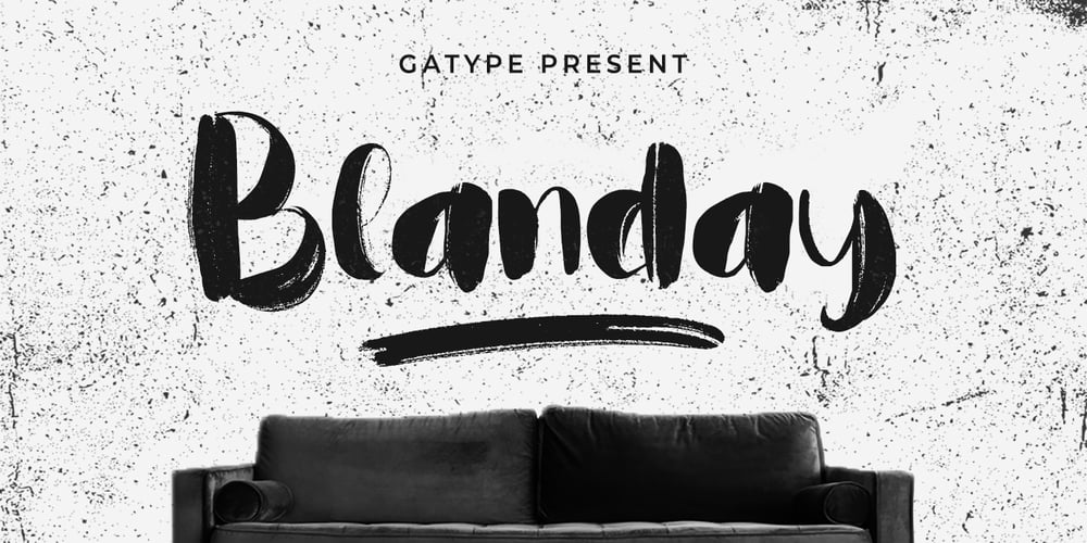 Blanday font