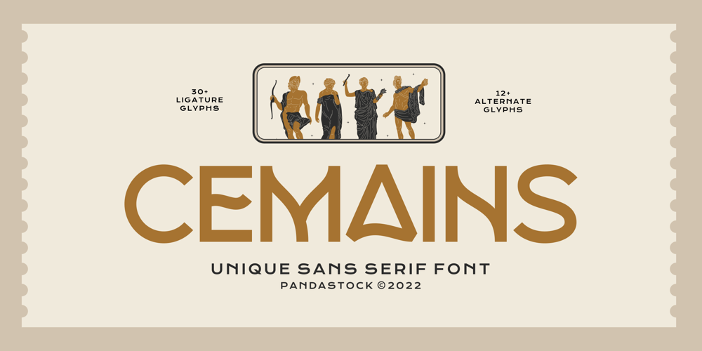 Cemains font