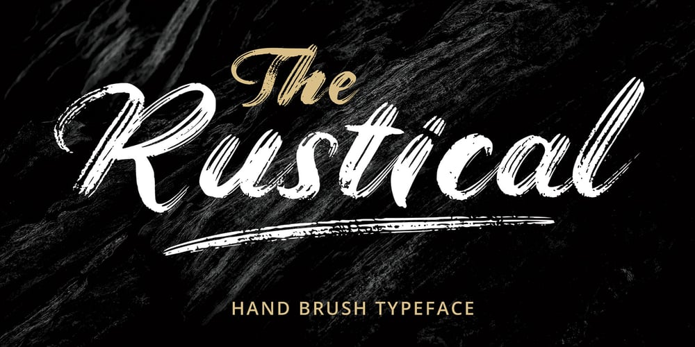 Rustical font