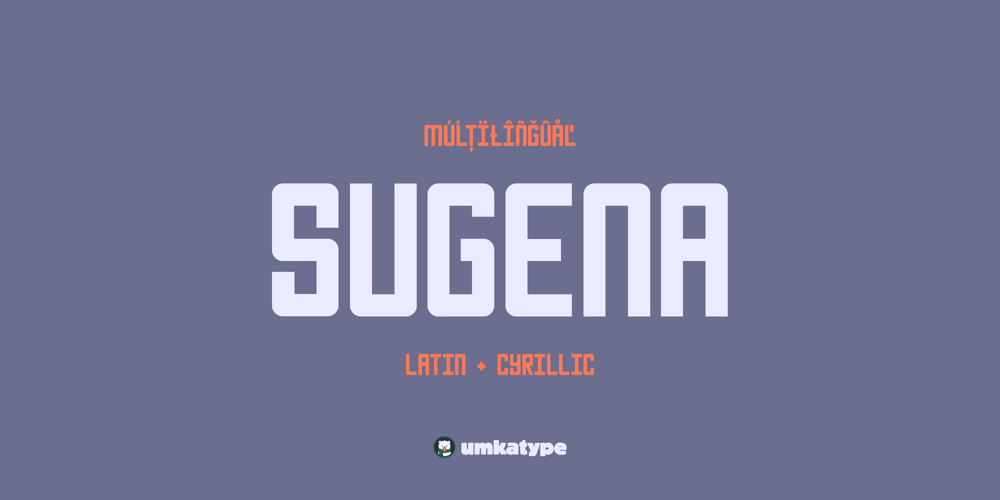 Sugena font