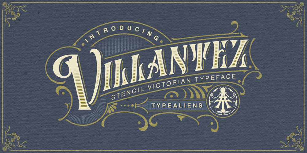 Villantez font