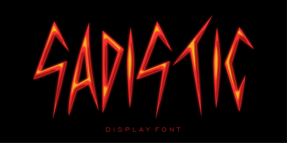TF Sadistic font
