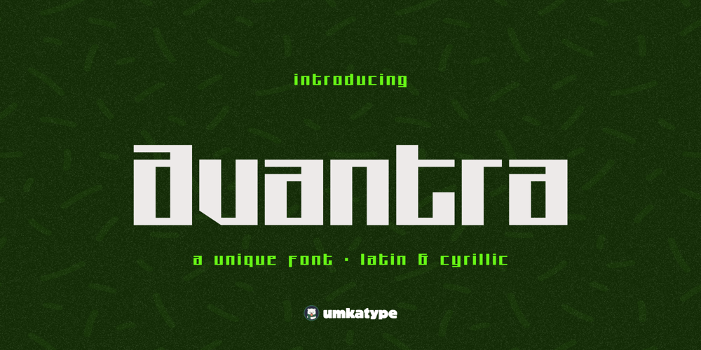 Avantra font