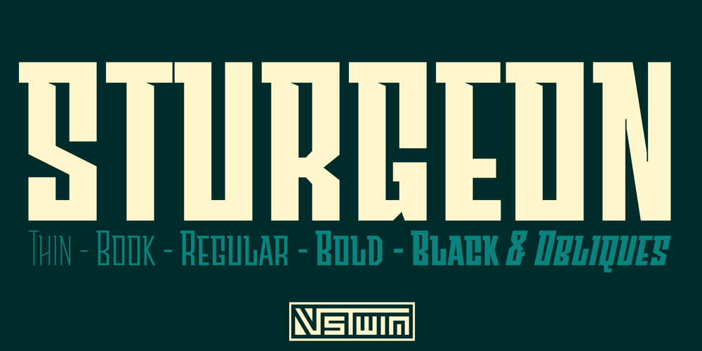 Sturgeon font
