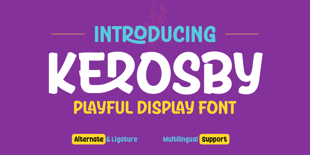 Kerosby font