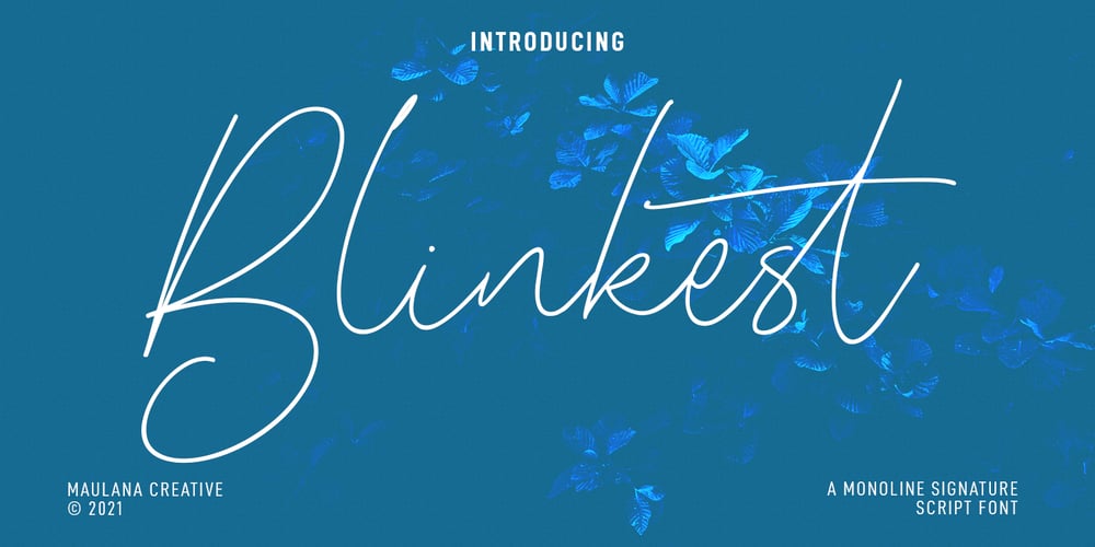 Blinkest font