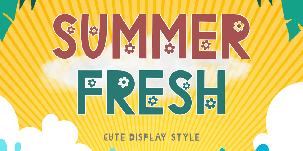 Summer Fresh font