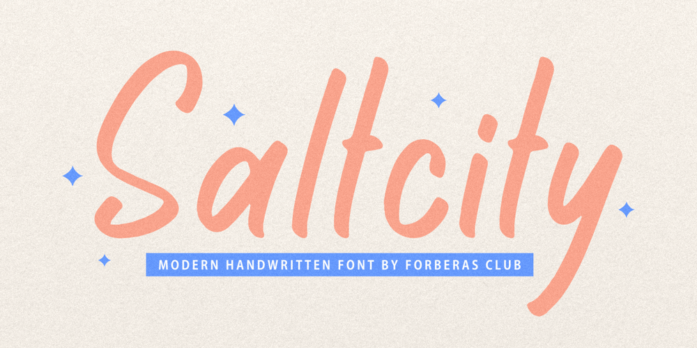 Saltcity font