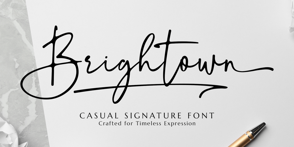 Brightown font
