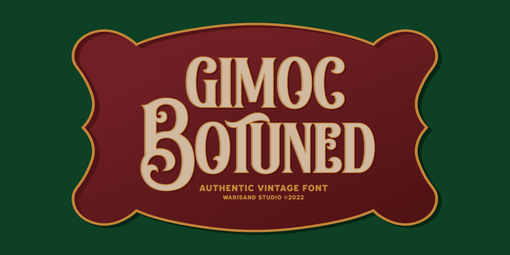 Gimoc Botuned font