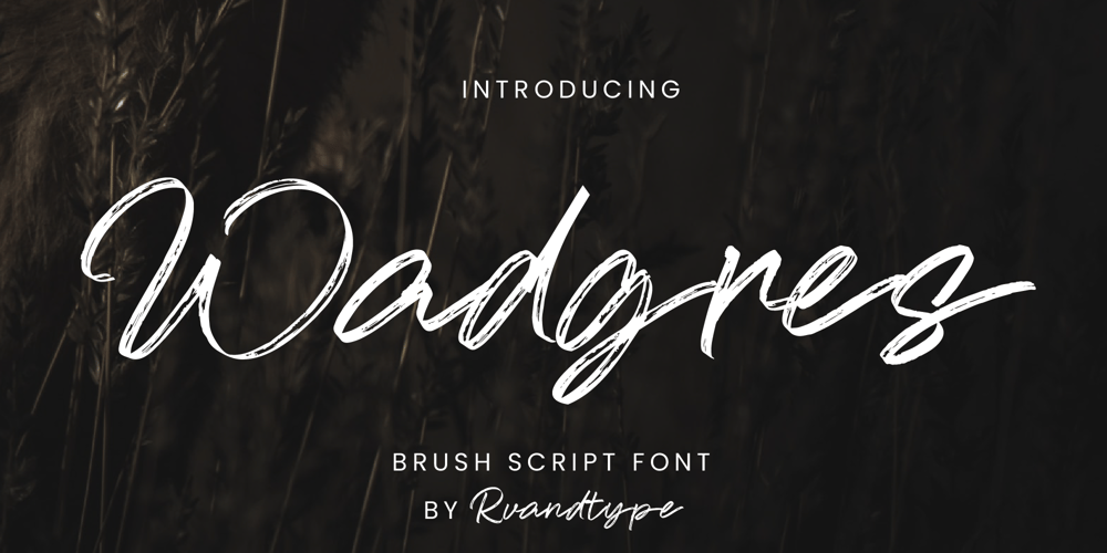 Wadgres font
