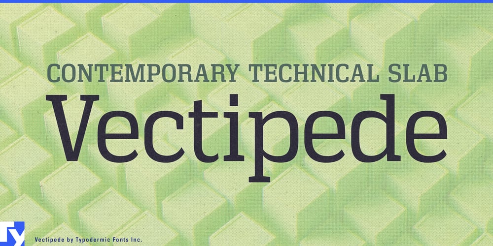 Vectipede font