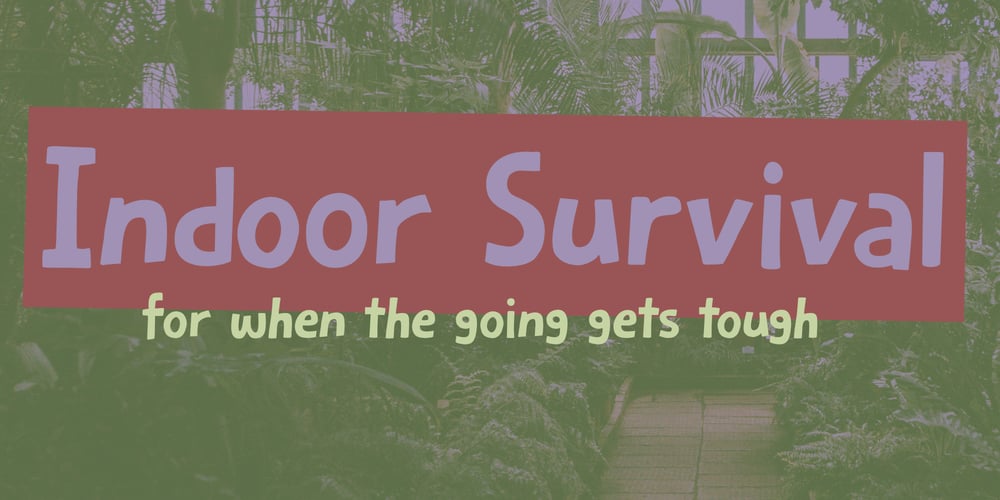 Indoor Survival font