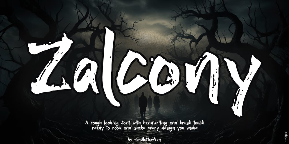 Zalcony font