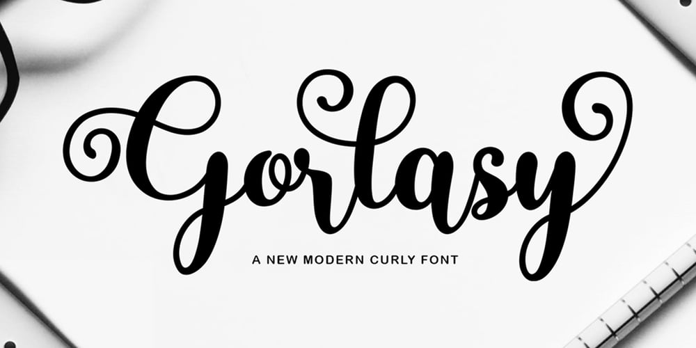 Gorlasy font