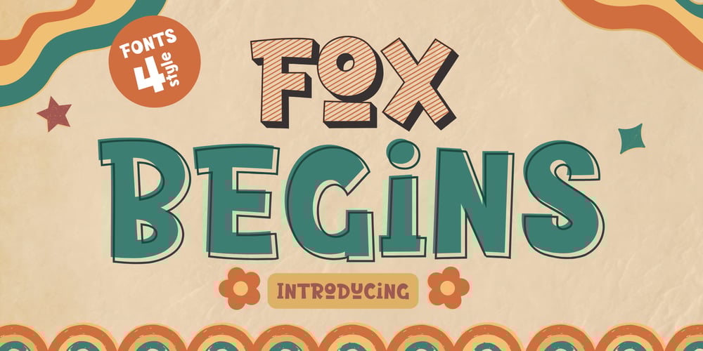Fox Begins font