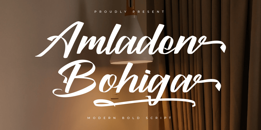 Amladen Bohiga font