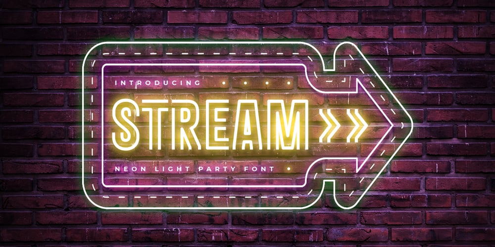 Stream font