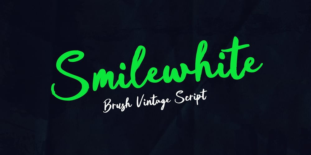 Smilewhite font