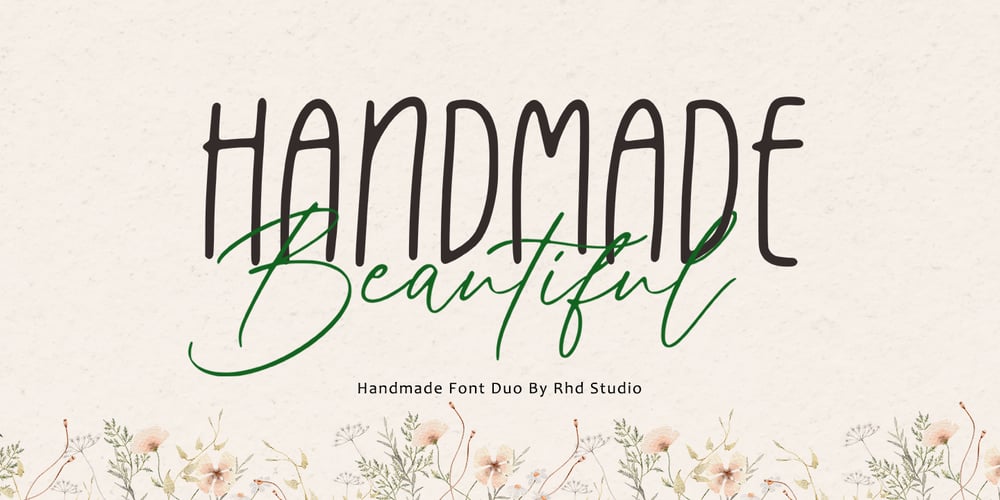 Handmade Beautiful font