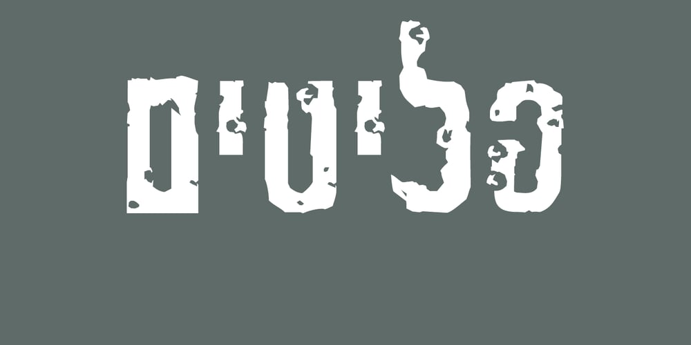 Guns MF font