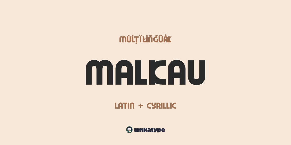 Malkau font