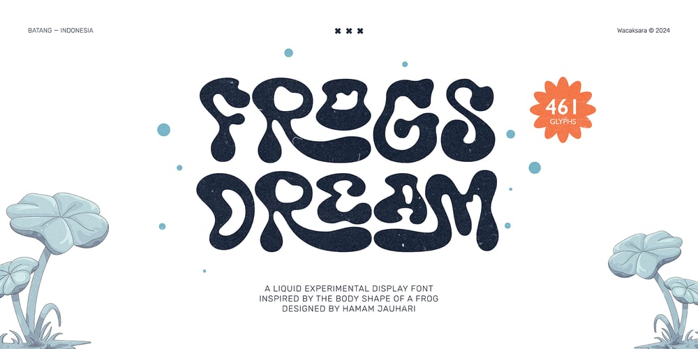 Frogs Dream font