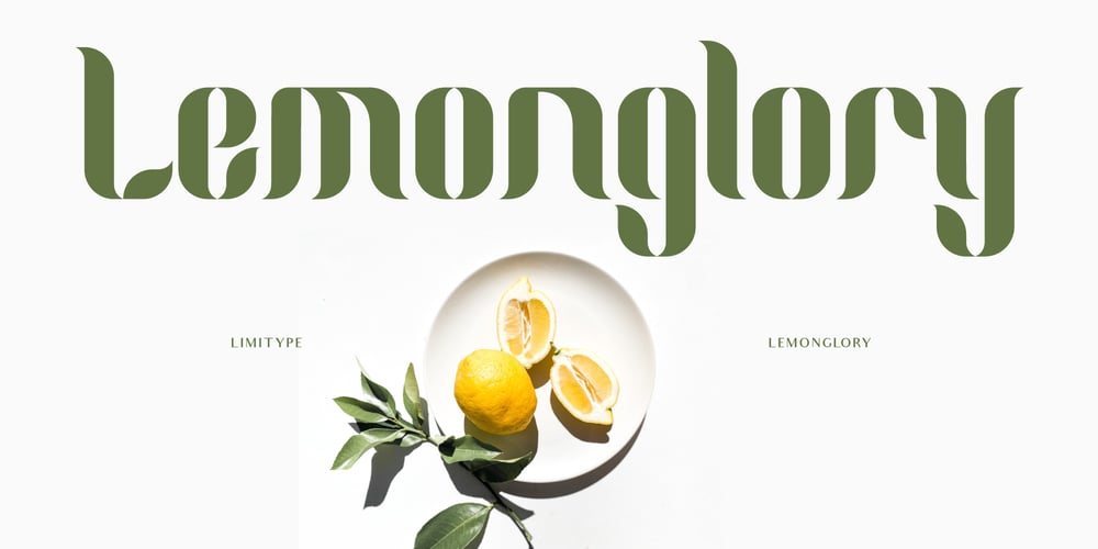 Lemonglory font