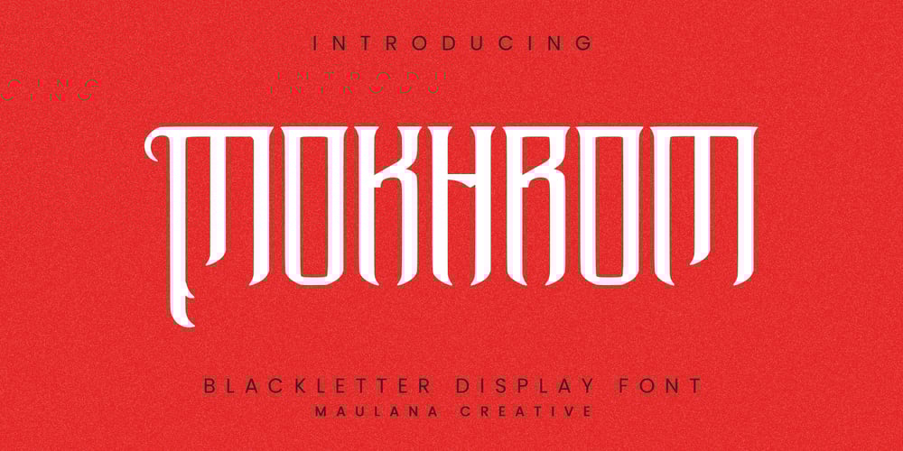 MC Mokhrom font