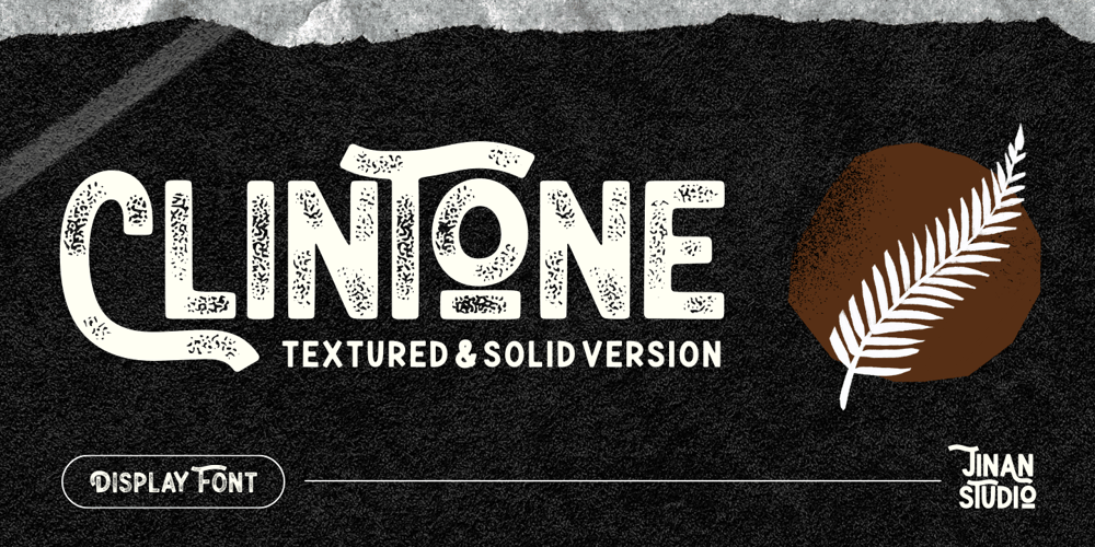Clintone font