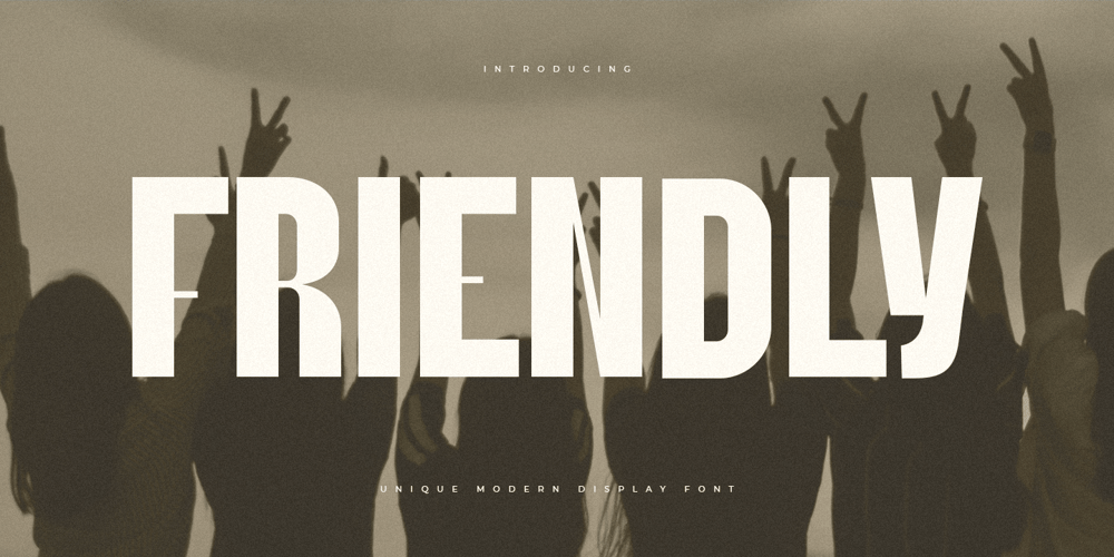 Friendly font
