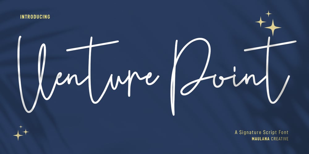 Venture Point font
