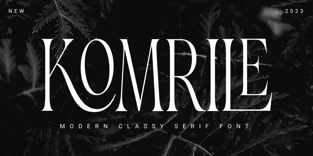 Komrile font