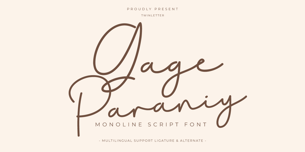 Gage Paraniy font
