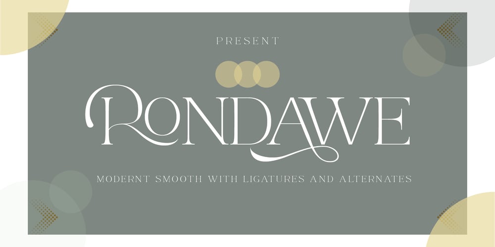 Rondawe font