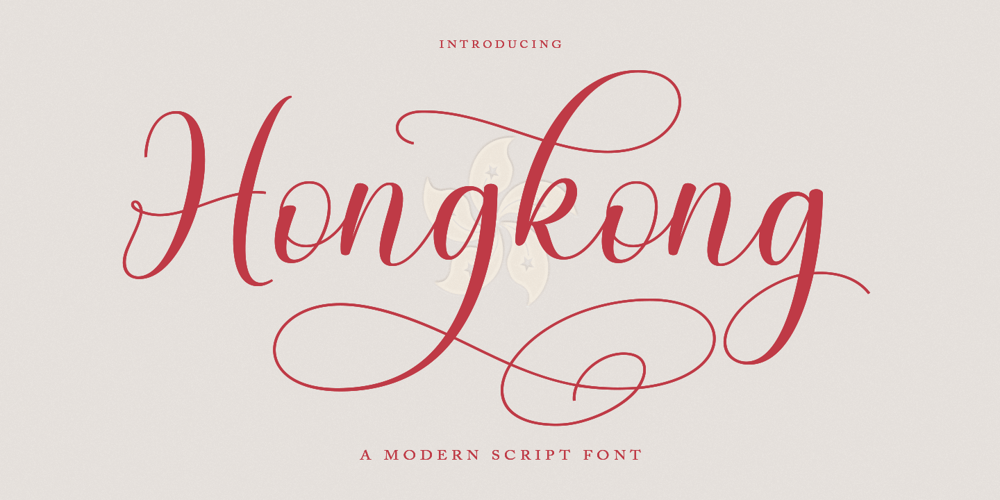 Hongkong Script font