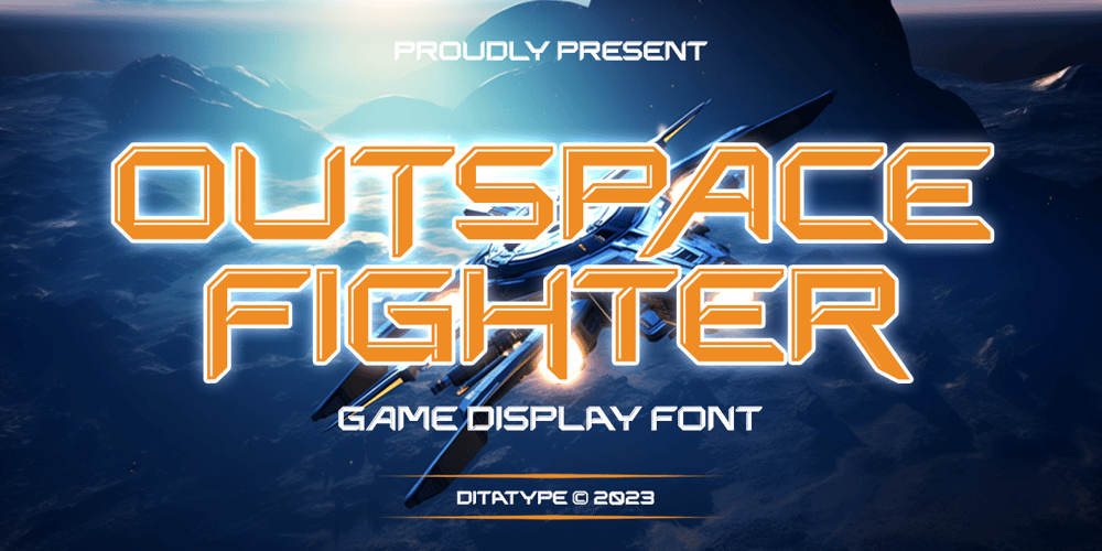 Outspace Fighter font