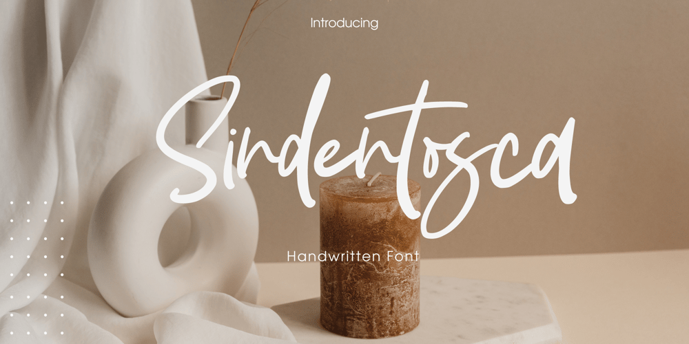 Sindentosca font