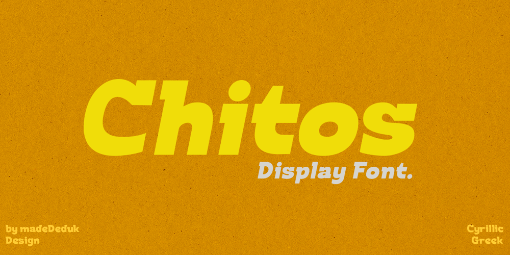 Chitos font