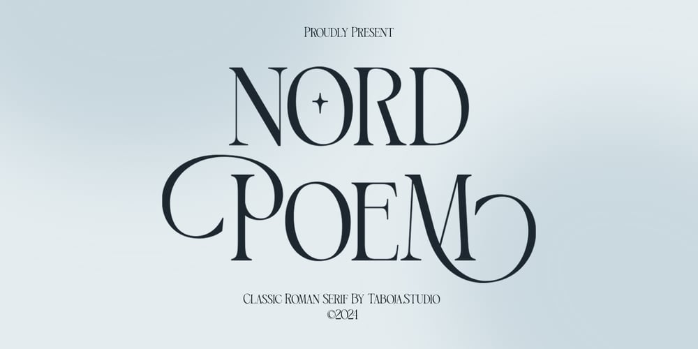TBJ Nord Poem Roman Serif font