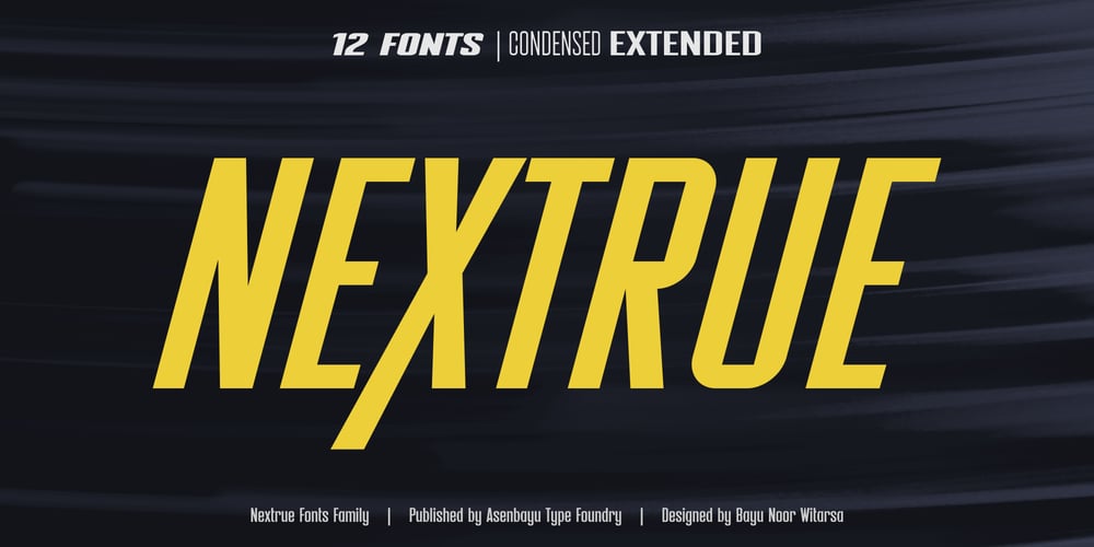 Nextrue font