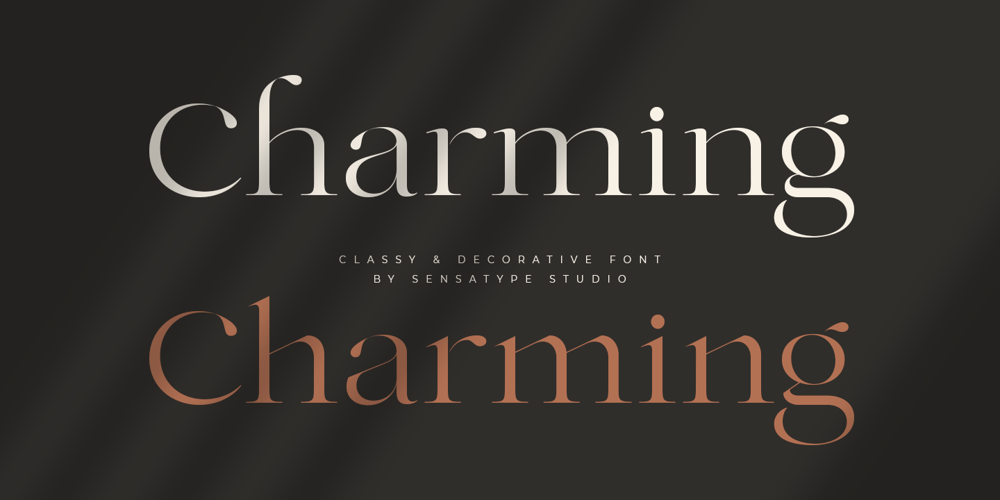 Charming font