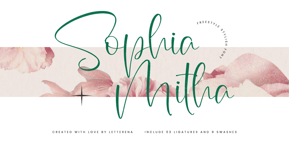 Sophia Mitha font