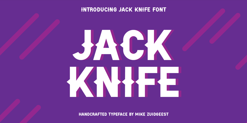Jack Knife font