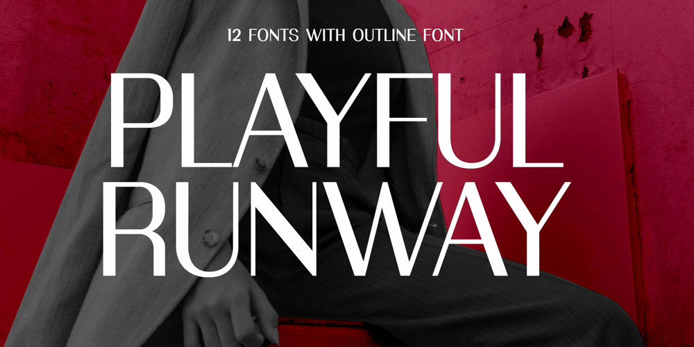 Playful Runway font