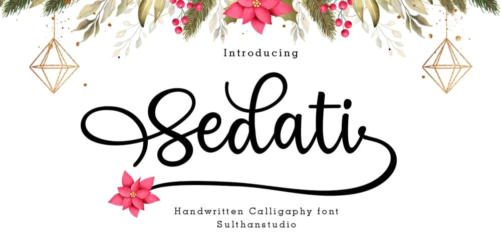 Sedati font
