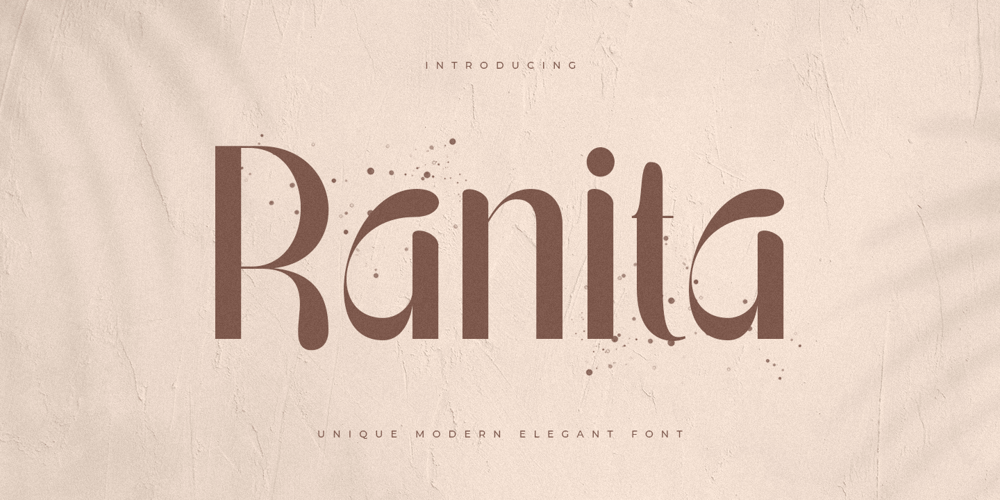 Ranita font