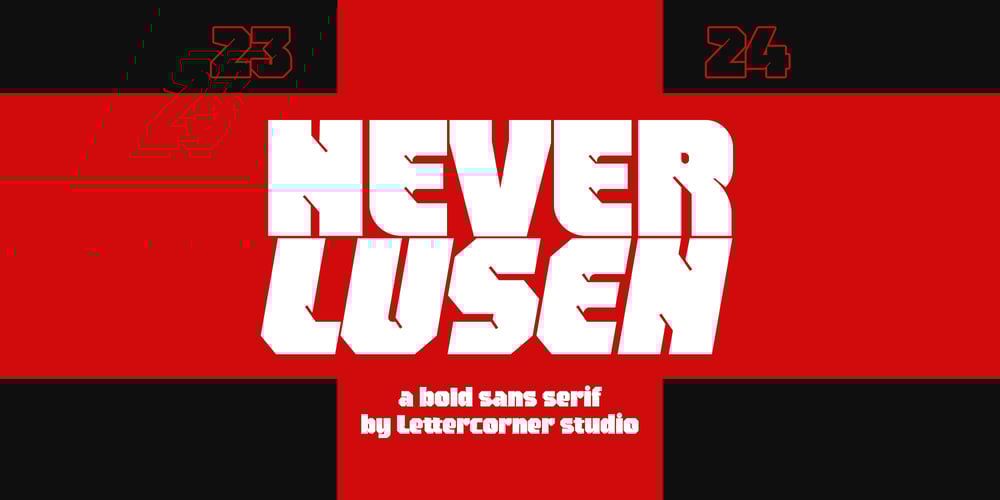 Neverlusen font